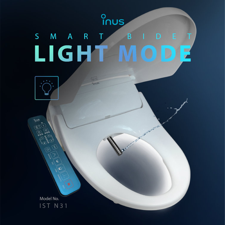 INUS Elongated Toilet Seat Bidet Wayfair Canada